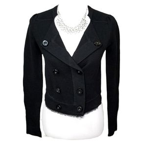 - Club Monaco | Black Wool Blazers | Size XS